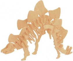 Woodcraft puzzle 3D din lemn Stegosaurus