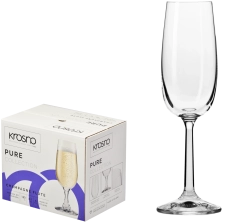 Krosno Pure pahare de șampanie de 170 ml - 6 bucăți