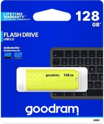 Disk USB Galben 128GB GOODRAM UME2 s 2.0