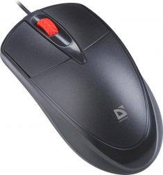 Mouse cu fir silențios DEFENDER ICON MB-057 1000 DPI negru