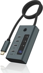 Hub USB-C IB-HUB1454-C31 cu 4 porturi și alimentare de 24 W