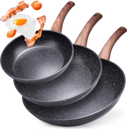 Set tigăi din granit black&wood 20/24/28 cm – 3 buc.