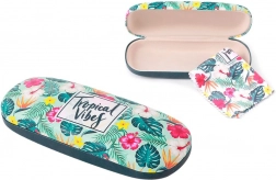 Etui pentru ochelari cu motiv tropical