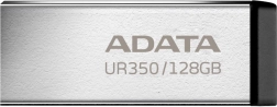 Flash drive ADATA UR350 128 GB USB 3.2 Gen 1 metalic