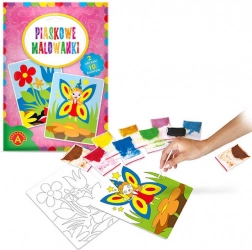 Picturi cu nisip Zână, Flori