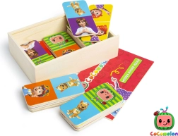 Domino din lemn CoComelon