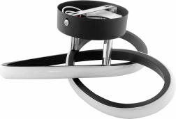 Zd77b plafon LED modern 12,5 W negru