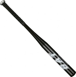 Bâtă de baseball din aluminiu 25" (64 cm) – neagră, ușoară, pentru antrenament