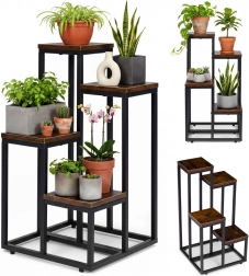 suport pentru flori loft cu 4 rafturi modernhome