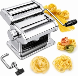 Mașină manuală din inox pentru aluat și paste 3 în 1 - 1 bucată