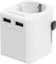 Adaptor de călătorie universal EU 12 W cu USB