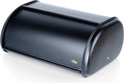 Cutie de pâine din oțel, neagră, 43 × 27,5 × 18,5 cm, Vilde