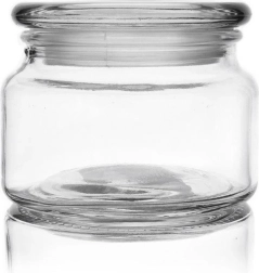 Borcan de sticlă pentru alimente 380 ml cu capac