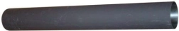 Tub de fum 150 mm, lungime 750 mm, grosime 1,5 mm, negru