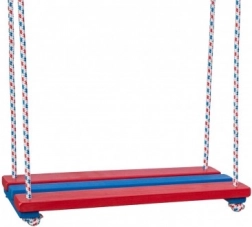 Leagăn colorat din lemn – scândură de legănat 46 × 20 cm, capacitate 80 kg
