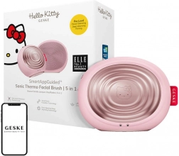 Periuță sonică pentru față 5v1 Geske cu aplicația Hello Kitty roz