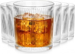 Pahare rivate 310 ml, set 6 buc Vilde