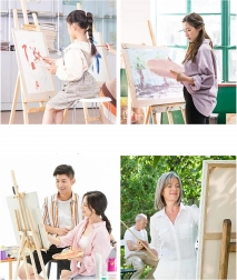 Pictură după numere cu ramă 30 × 40 cm – pisoiaș