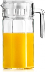 Cană din sticlă cu capac 1,5 l