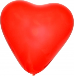 Baloane gonflabile în formă de inimă 26 cm - 10 bucăți
