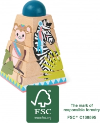 Turn de însumat din lemn Jungle small foot