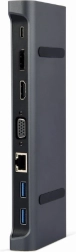 Adaptor USB-C 9v1 cu HDMI, USB-C PD, VGA, DP, USB și LAN