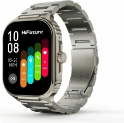 Ceas inteligent HiFuture Ultra3 Pro argintiu