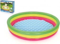 Piscină gonflabilă pentru copii BESTWAY 152 cm – în culorile curcubeului