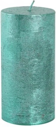 Lumânare rustică Provence 12 cm verde