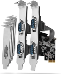 AXAGON controler PCIe cu 4× port serial RS-232