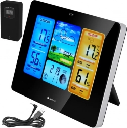 Stație meteo fără fir IZOXIS cu ecran LCD color