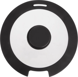 Capac din sticlă cu margine din silicon GRANDE COMBI 21 cm