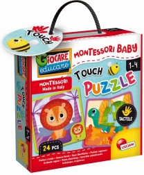 Joc de Puzzle Tactil Montessori pentru Copii