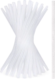Set de paie sclipitoare reutilizabile 22 cm – 50 buc
