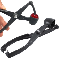 Dispozitiv din aluminiu pentru scos sâmburi la cireșe și măsline 18 cm