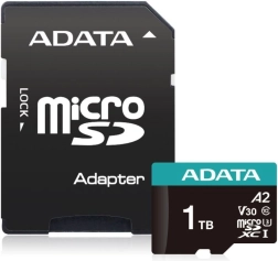 Card de memorie MicroSD PremierPro 1TB cu adaptor