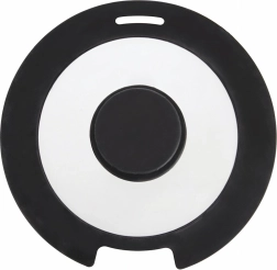 Capac din sticlă cu margine din silicon GRANDE COMBI 17 cm