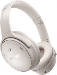 Bose QuietComfort căști wireless albe cu anulare a zgomotului