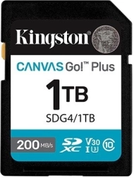 Card SD 1 TB Kingston Canvas Go! Plus 200 MB/s C10 U3 V30
