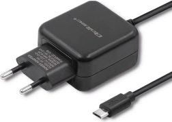 Încărcător de rețea micro USB 12 W (2,4 A) – negru QOLTEC