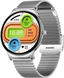 Smartwatch COLMI V89 oțel argintiu