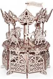 Puzzle 3D din lemn WOOD TRICK carusel