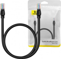 Cablu de rețea BASEUS Ethernet CAT5 0,5 m negru