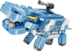 Qman Crystal Hippo – hipopotam robotic set de construcție