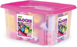 Set de construcție 132 piese în cutie de depozitare pentru copii