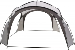 Pavilion de grădină pentru petreceri cu geantă de transport, gri, MULTIGARDEN