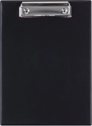 Mapă dublă plastic A5 Clasic Neagră