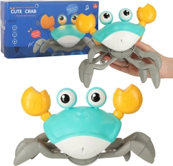 Crab interactiv care se târăște cu muzică pe USB – Verde