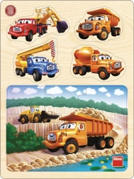 Dino puzzle din lemn Tatra în carieră 13 piese