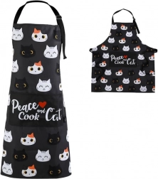 Şorţ în tub cu motiv pisicuţe